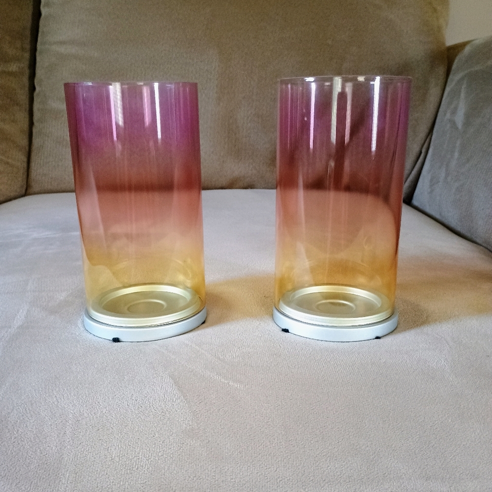 Partylite sunrise candle holders